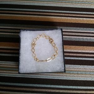10 karat gold chain bracelet